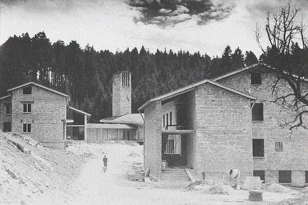 Rohbau der Stiftung Jupident, 1960er-Jahre