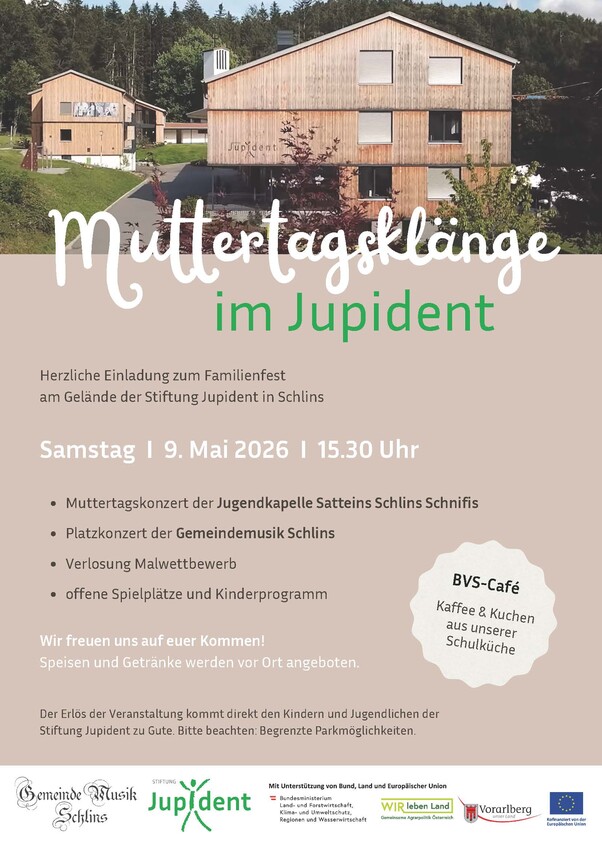 Einladung Muttertagsklänge im Jupident