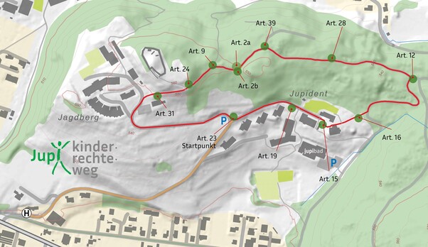 Lageplan Kinderrechteweg